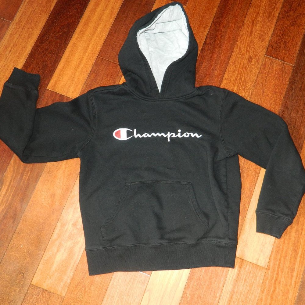 Champion Hoodie Black Youth (boys) Size Large